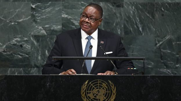 Peter Mutharika, presidente de Malawi