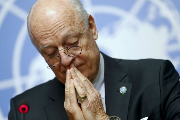 Steffan de Mistura, el enviado de la ONU para Siria