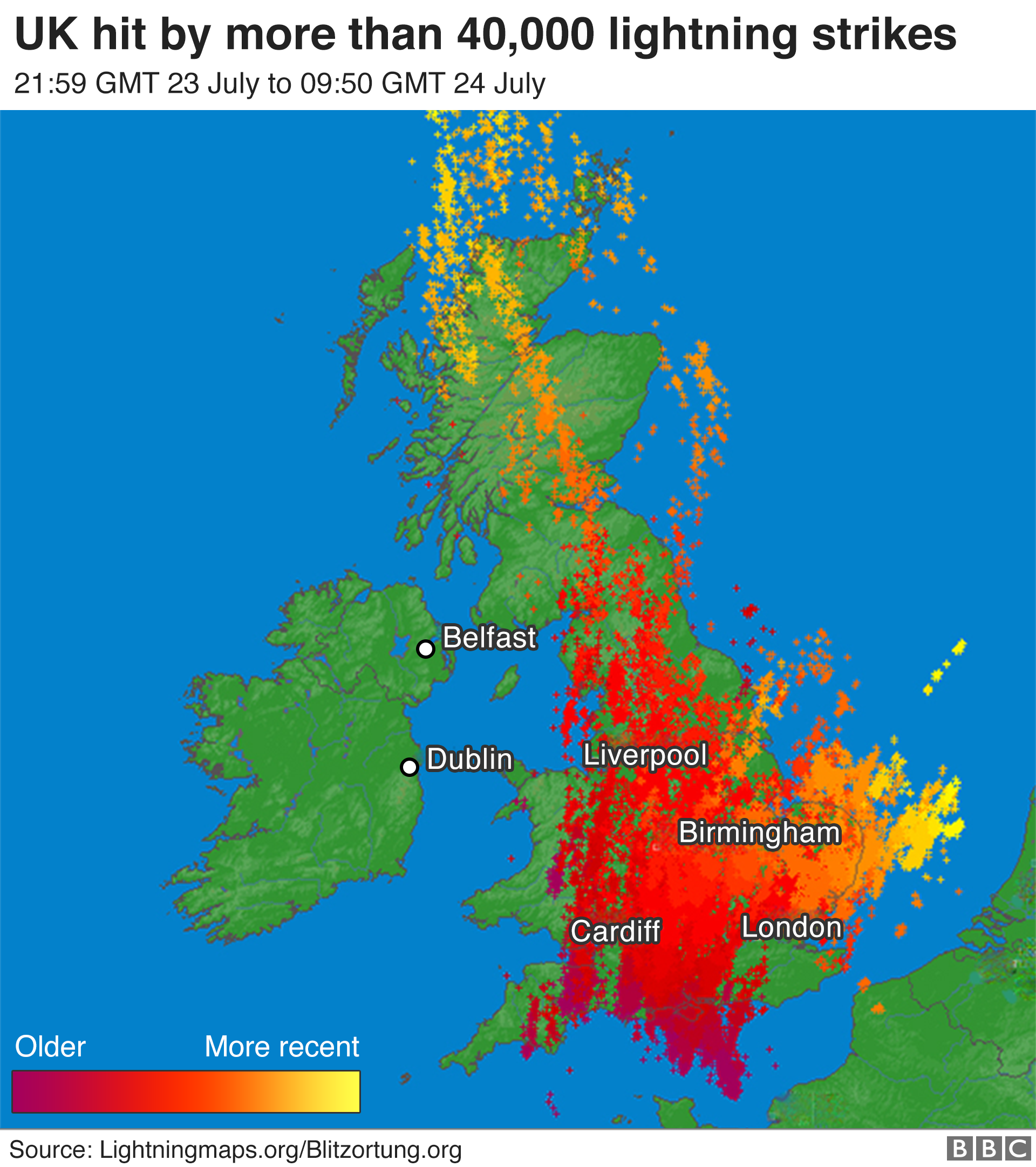 UK Weather The UK s Record breaking Heat In Maps And Charts BBC News