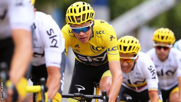 Team Sky rider Chris Froome