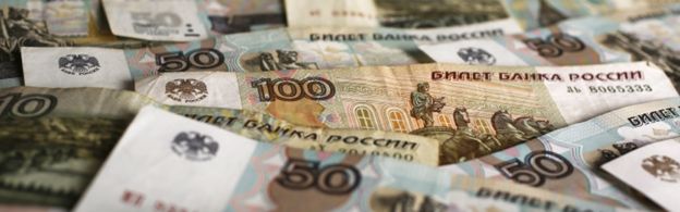 Russian banknotes