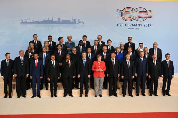 Líderes do G20 posam para foto