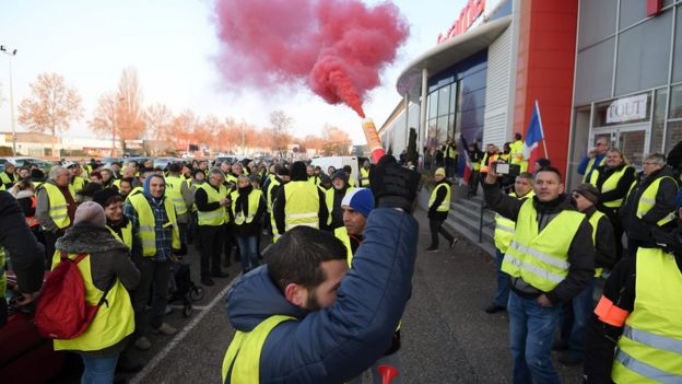 Proteste in Vendeheim