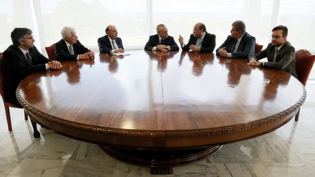 Reunião de Temer com a equipe econômica