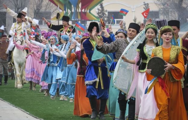 احتفالات نوروز في أستانا، كازاخستان