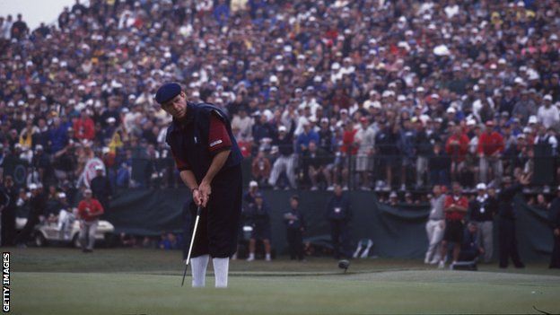 Payne Stewart wearing Plus Fours in the Ryder Cup Team