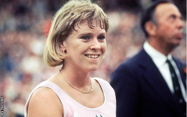 Sue Barker at Wimbledon in 1977