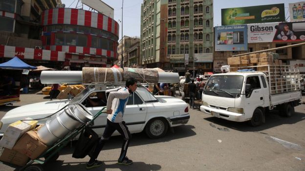 Street in Baghdad, Iraq (4 May 2020)