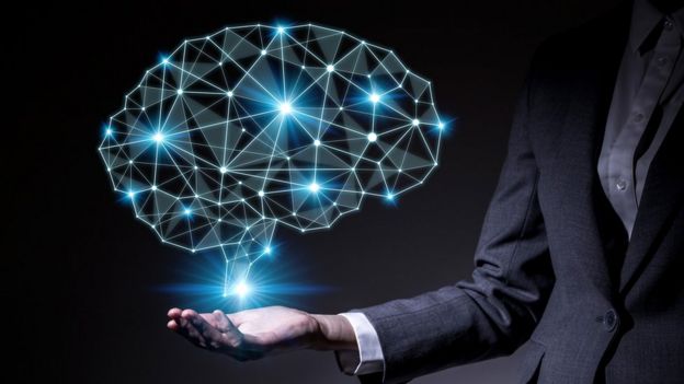 Imagen dibujada de cerebro