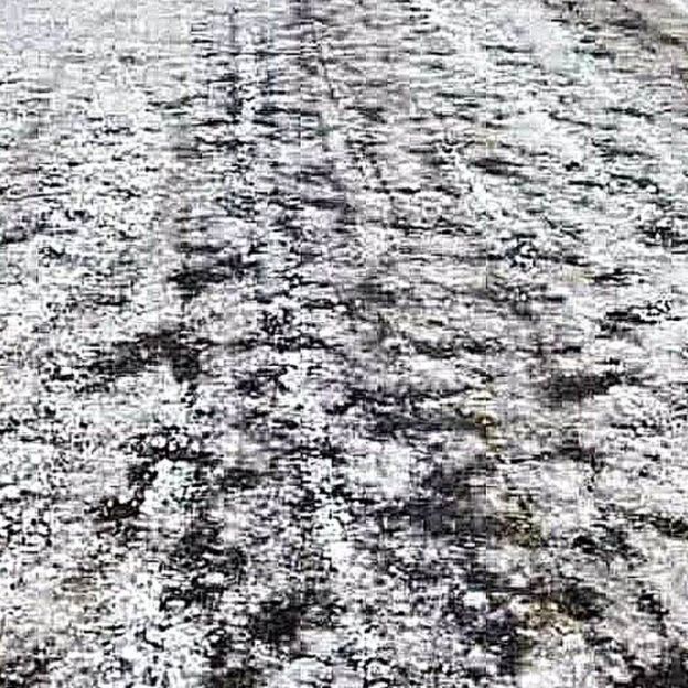 শিলাবৃষ্টির পর দিল্লির রাস্তা