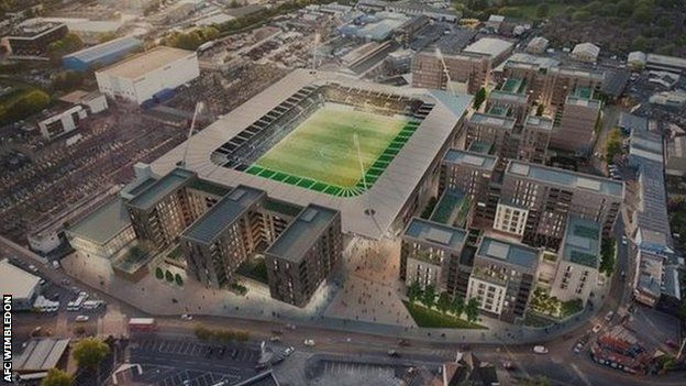 AFC Wimbledon's plans for redeveloping Wimbledon greyhound stadium on Plough Lane