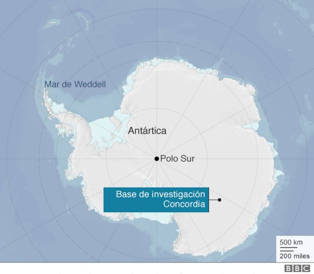 Gráfico Antártica