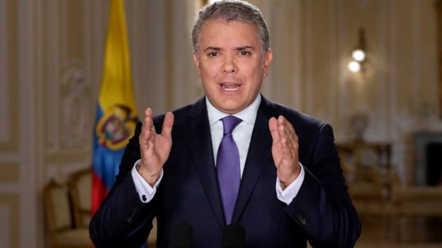 Iván Duque, presidente de Colombia.