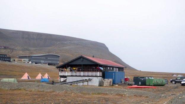 Campsite near Longyearbyen