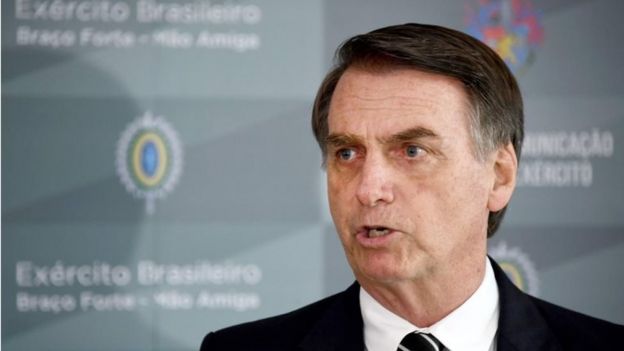Jair Bolsonaro em 5 de dezembro de 2018