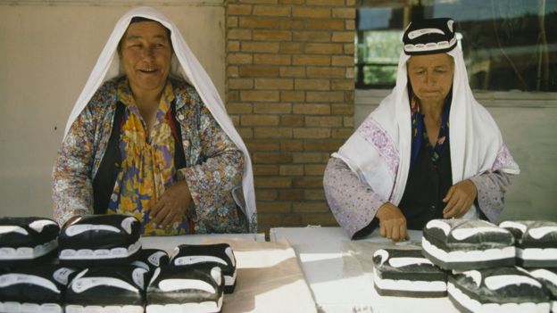 فروشندگان زن در ازبکستان