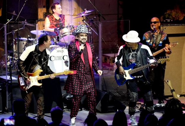 Culture Club play live in 2018