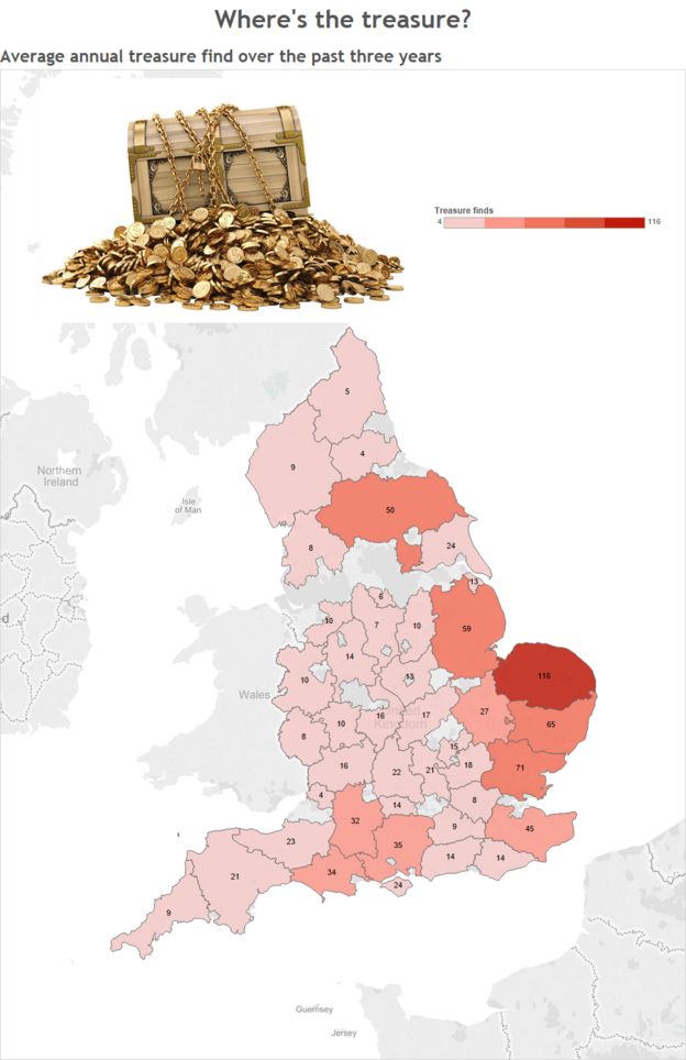 The Best Places In England For Unearthing Lost Treasure Bbc News 