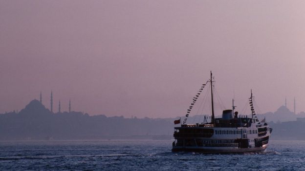 Estambul y el estrecho de Bósforo.