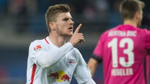 Liverpool ina hamu ya kutaka kuwasilisha ombi la kumsajili mshambuliaji wa Ujerumani na RB Leipzig mwenye umri wa miaka 22 Timo Werner. (Independent)