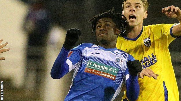 Birmingham City striker Jayden Reid was also out on loan earlier this season at another League Two side Barrow