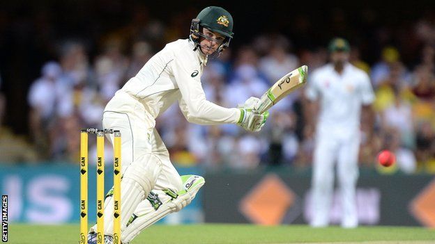 Peter Handscomb made 105 and 35 not out in the day-night Test against Pakistan in Brisbane in December