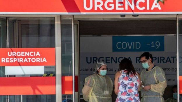 Sala de urgencias en Chile