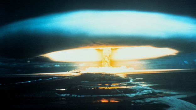 ExplosiÃ³n nuclear en las Islas Marshall