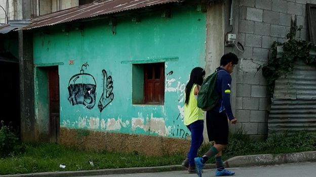 Los alrededores del estadio municipal de Chichicastenango.