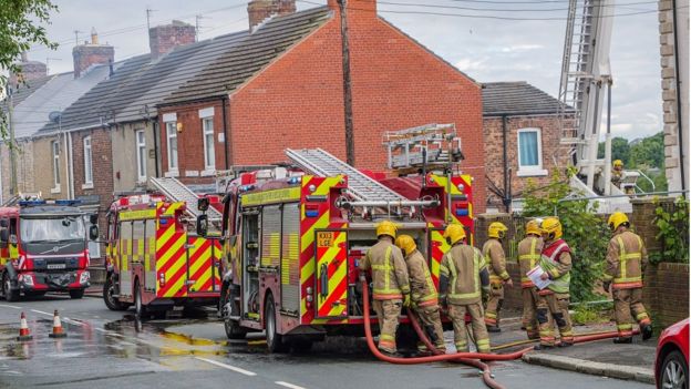 Trimdon Station ex-care home fire: Boy, 12, arrested over blaze - BBC News