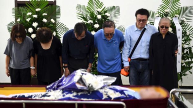 刘晓波遗体的脸被模糊化