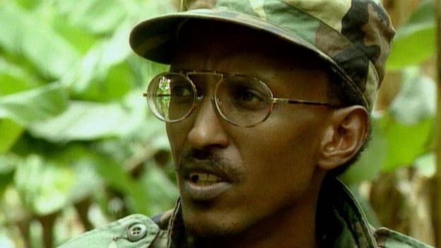Paul Kagame, hoje presidente de Ruanda