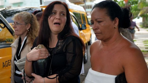 Familiares de víctimas