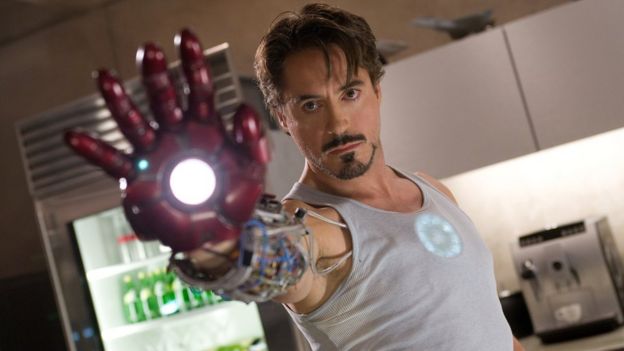 Robert Downey Jr comme Iron Man