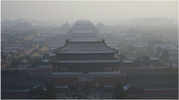 هواء ملوث في الصين