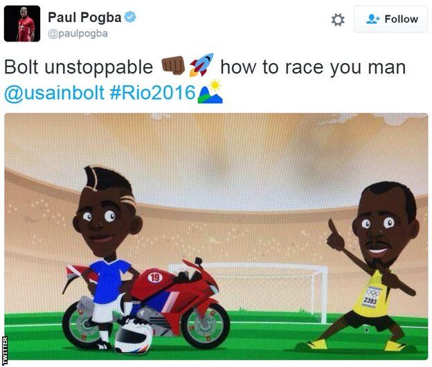 Paul Pogba on Twitter