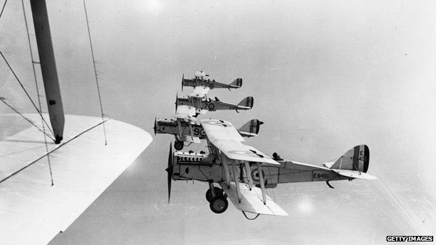 RAF biplanes 1922