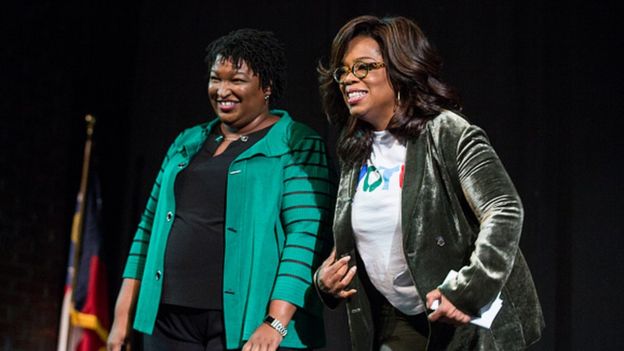 Oprah Winfrey vận động tranh cử với ứng cử viên đảng Dân chủ Stacey Abrams