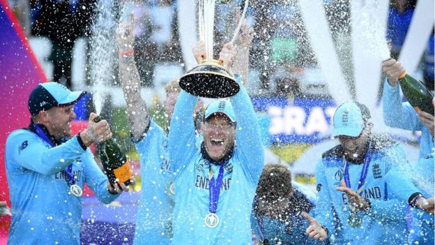 England for the first time became the world champion in the July mega-dramatic finale in the homeland of cricket - the London arena "Lords"