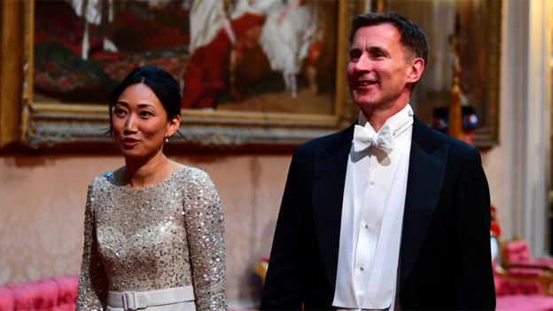 Jeremy Hunt with his wife Lucia