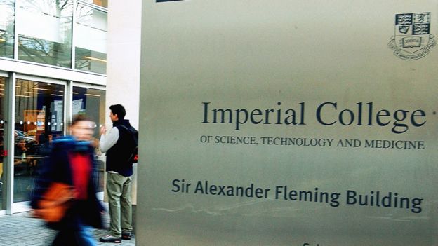 Entrada de Imperial College