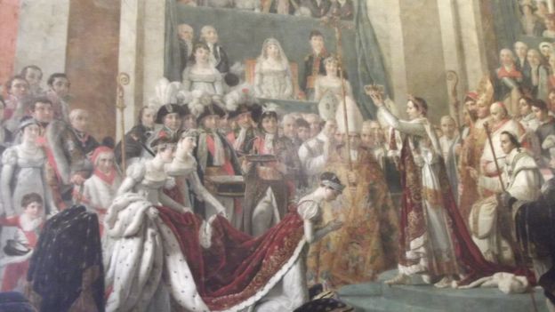 لوحة تتويج بونابرت إمبراطور فرنسا