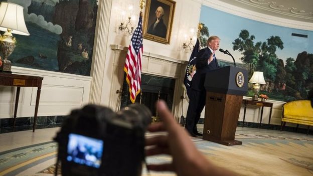 Donald Trump en la Casa Blanca