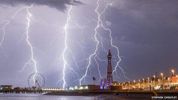 Lightning, Blackpool