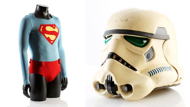 Superman's (Christopher Reeve) Underwater Tunic from Superman; Stormtrooper Helmet from Star Wars: The Empire Strikes Back