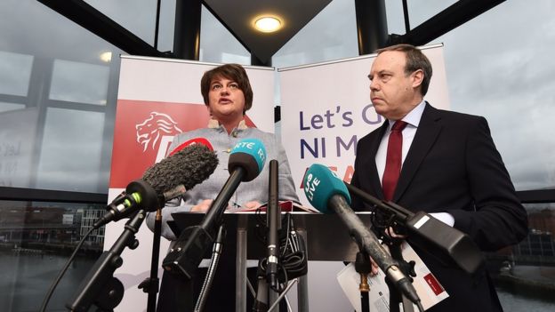 Arlene Foster e Nigel Dodds