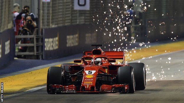 Ferrari's Sebastian Vettel