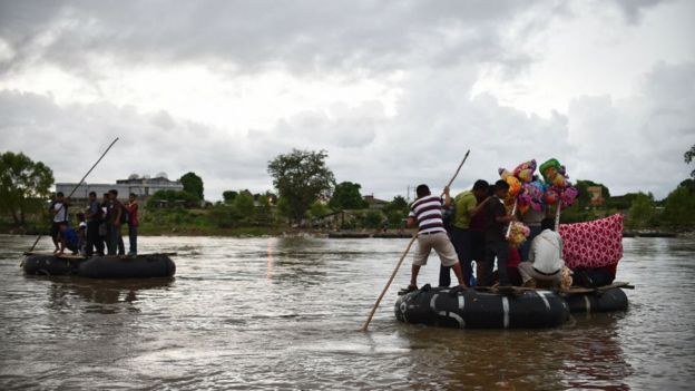 Entre México y Guatemala hay más de 1.000 sitios irregulares para cruzar la frontera.
