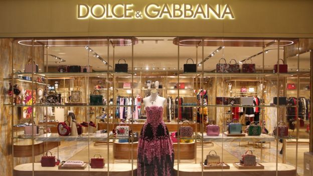 BEIJING, CHINA - NOVEMBER 22: A Dolce & Gabbana store is pictured at Dawanglu on November 22, 2018 in Beijing, China. (Photo by VCG/VCG via Getty Images)