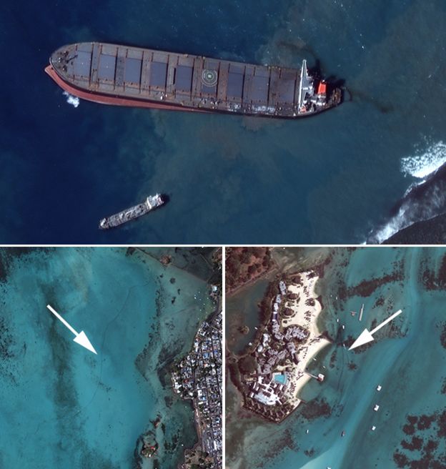 Imágenes satelitales del 12 de agosto.